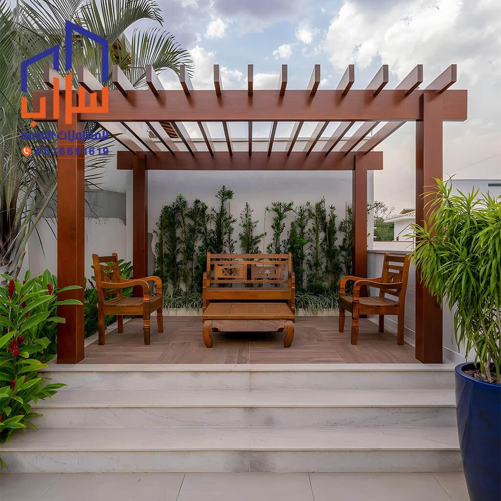 برجولات الرياض تركيب جلسات خارجية