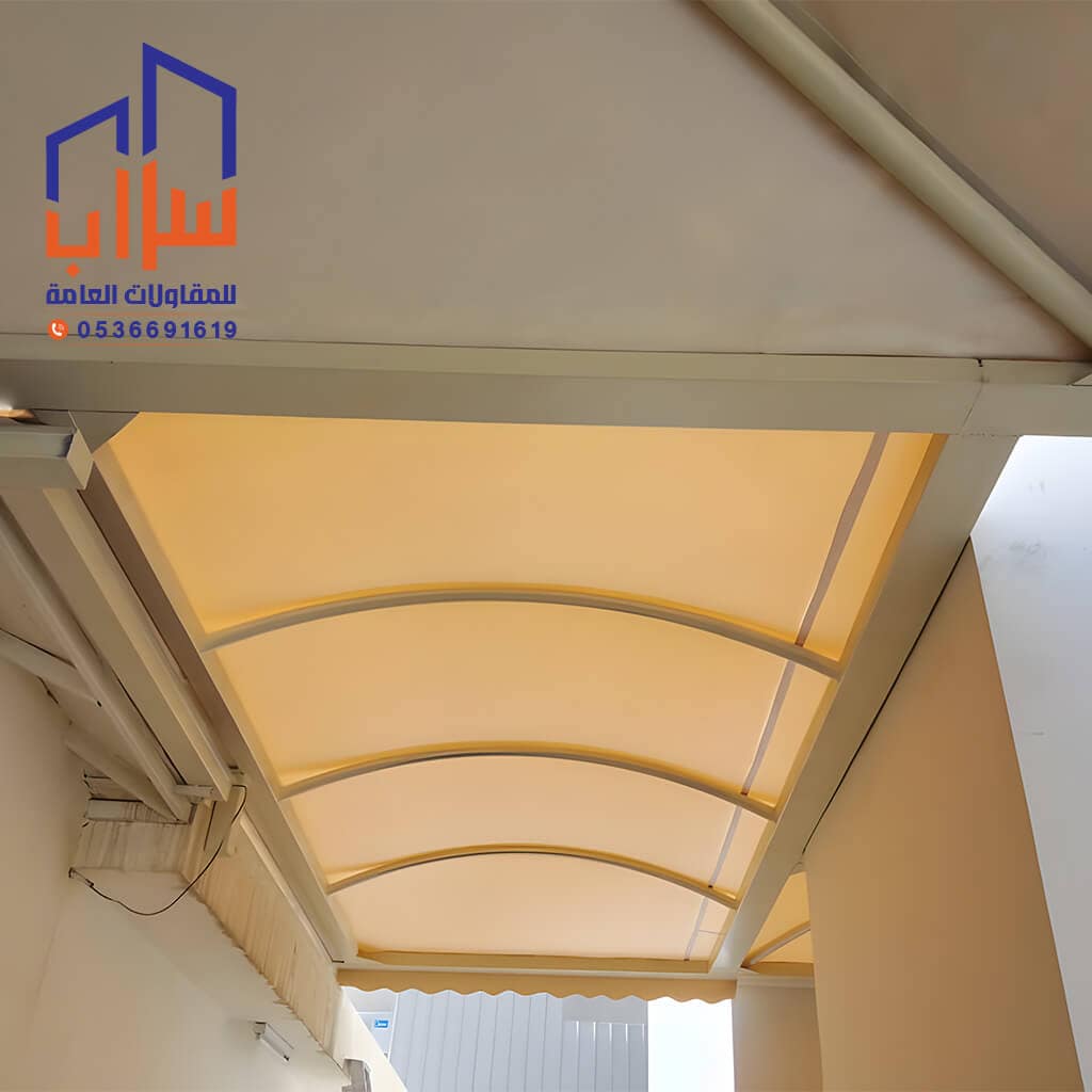 مظلات مداخل وممرات مؤسسة مظلات وسواتر سراب