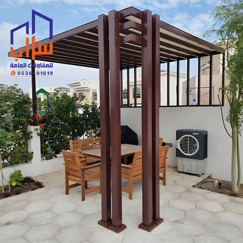 مظلات جلسات خارجية الرياض مؤسسة مظلات وسواتر سراب