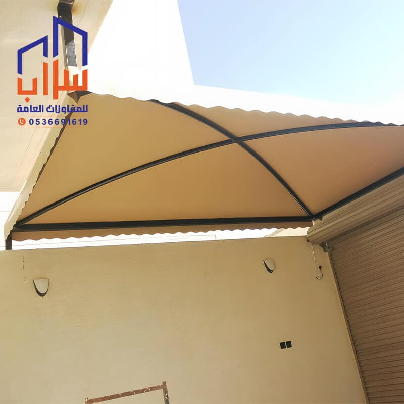 مظلات سيارات متعددة الأنواع مع مؤسسة مظلات وسواتر سراب