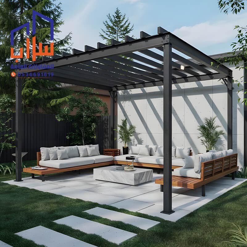 تركيب برجولات حديد