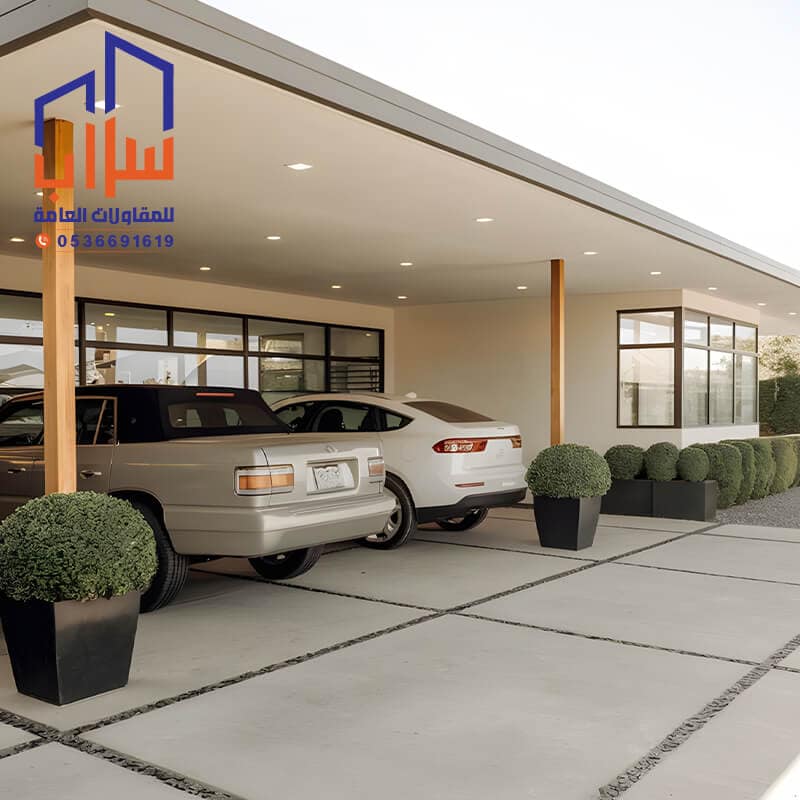 تركيب مظلات سيارات مودرن