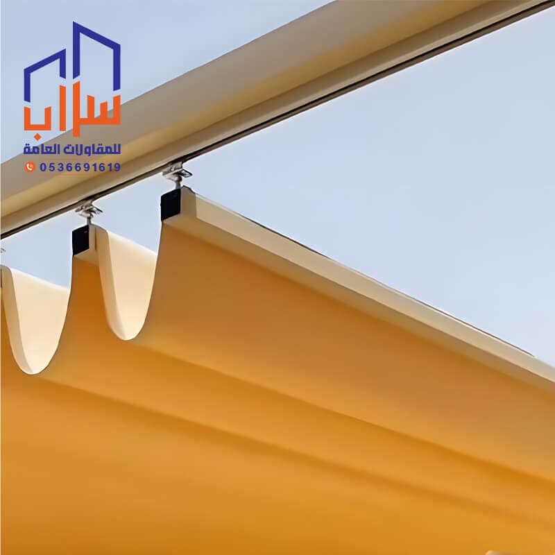 تركيب مظلة سحب يدوي