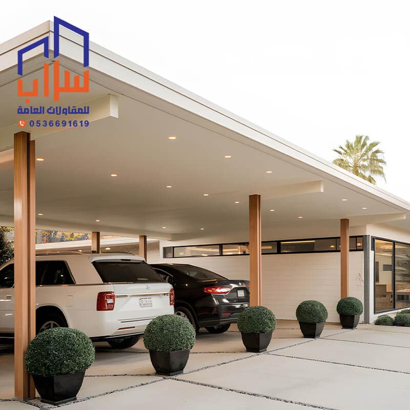 مظلات سيارات مودرن