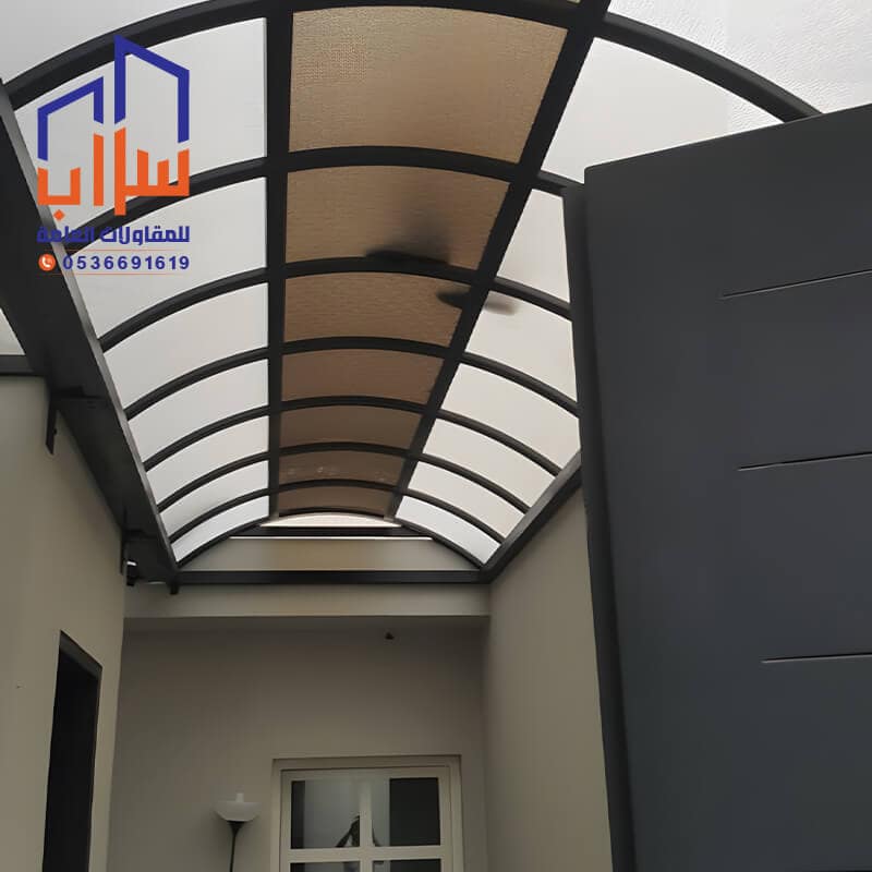 مظلات ممرات شفاف لكسان