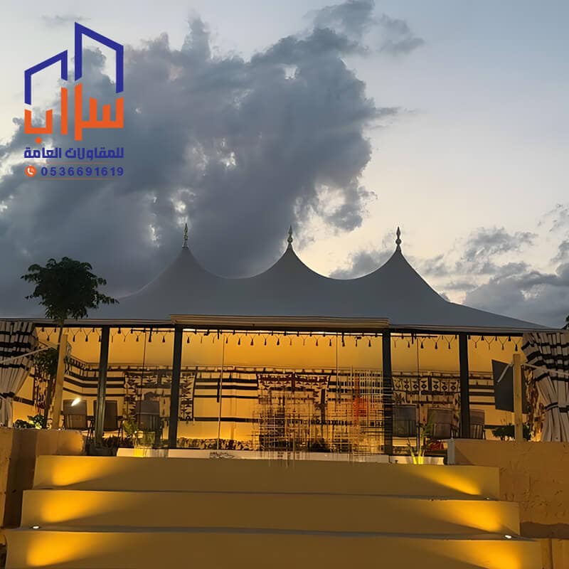 بيوت شعر ملكية فاخرة وحديثة