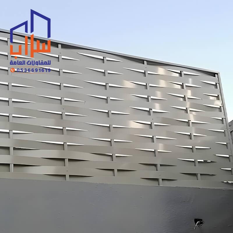 تركيب سواتر حديد مجدول للمنازل