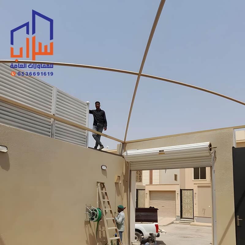 تركيب مظلات سيارات عالية الجودة مؤسسة سراب